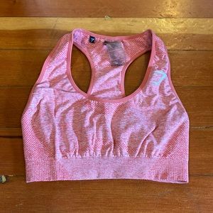 Gymshark Coral Pink Sports Bra Size S